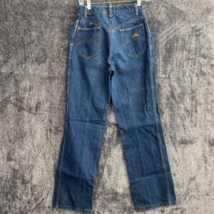 Vintage 80s Chic H.I.S Denim MOM Jeans‎ High-Waisted Women Size 25" Blue Western